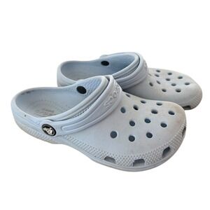 Play Condition Kids Blue‎ Crocs Comfort Clogs Size 13 Slip On Beach Pool Shoes